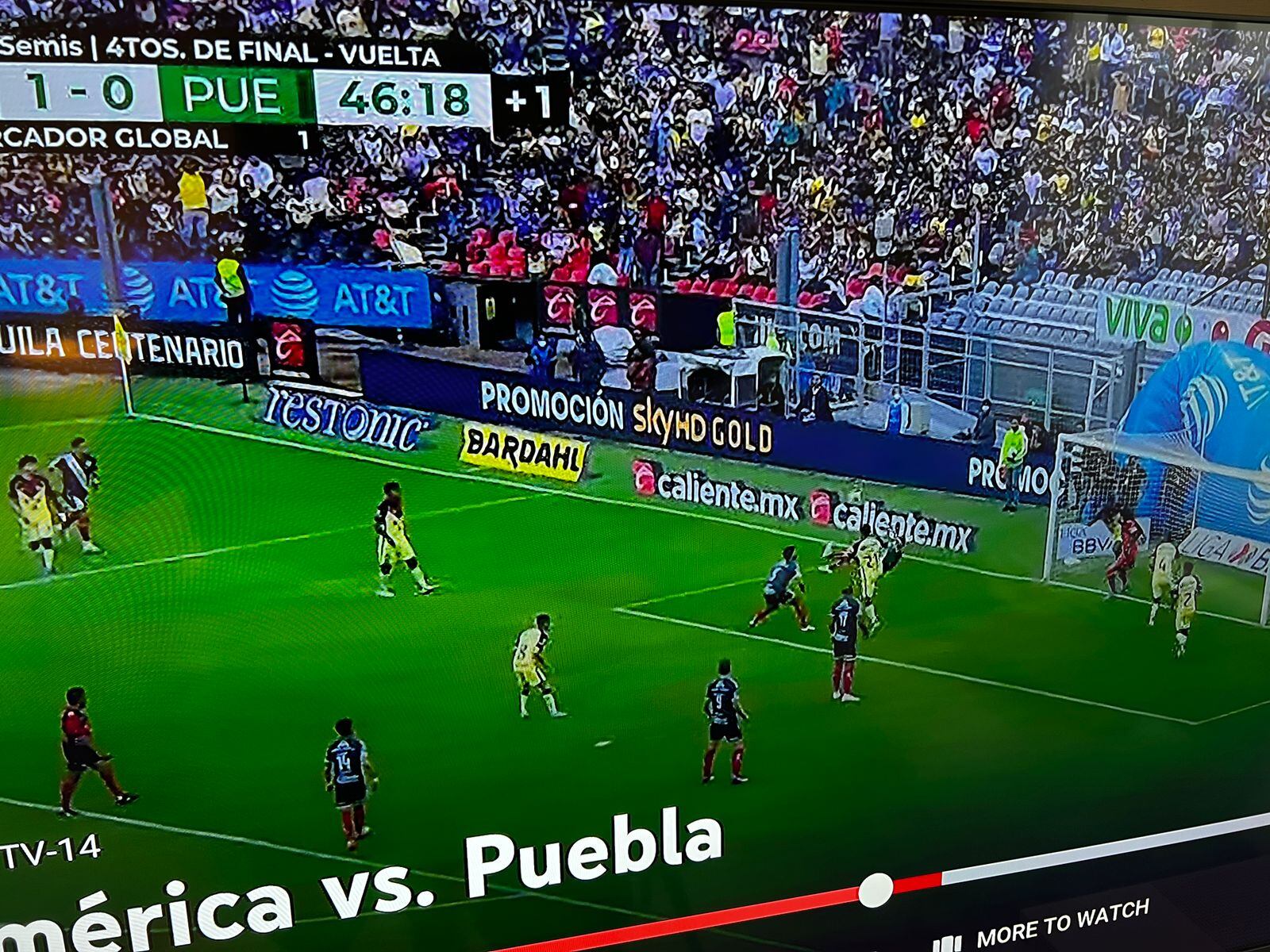 Puebla gol (Foto: Captura de video)
