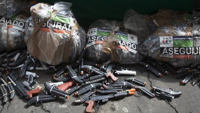 Estudio revela que en México circulan 25 millones de armas ilegales