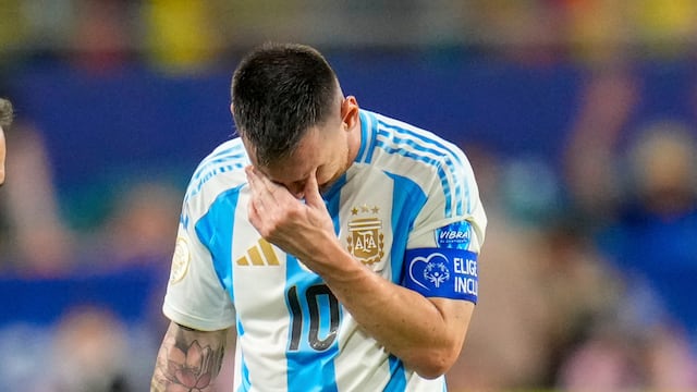 Lionel Messi con Argentina en la Copa América.