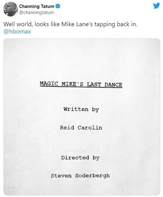 Channing Tatum volverá a ser stripper en la tercera entrega de ‘Magic Mike’