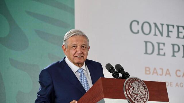 AMLO en la conferencia mañanera desde Tijuana, Baja California