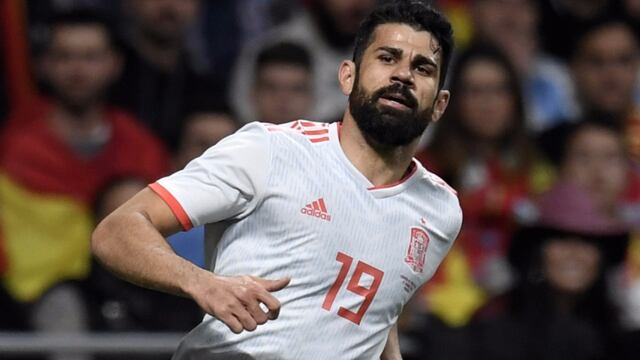 Diego Costa con España.
