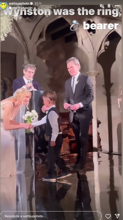 Boda de Naomi Watts y Billy Crudup