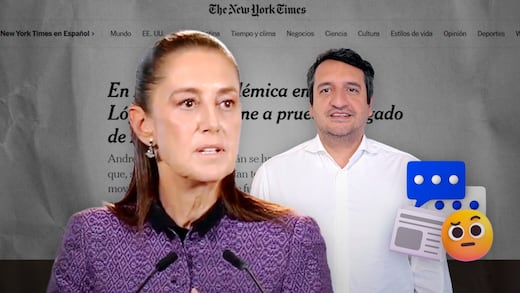 Claudia Sheinbaum cuestiona reportaje de The New York Times sobre Andrés Manuel López Beltrán