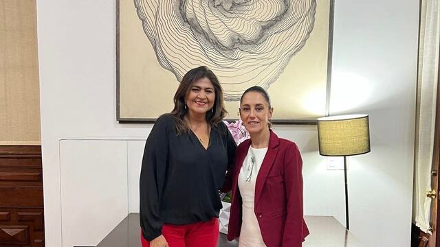 Claudia Sheinbaum y Nora Ruvalcaba/@ClaudiaShein