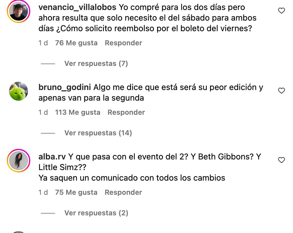 Usuarios se quejan de la organización del Pitchfork Music Festival 2025