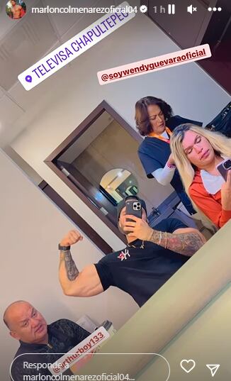 Marlon Colmenarez y Wendy Guevara en Televisa