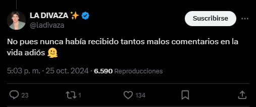La Divaza en Twitter