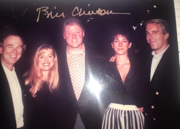 Bill Clinton en fiesta de Jeffrey Epstein