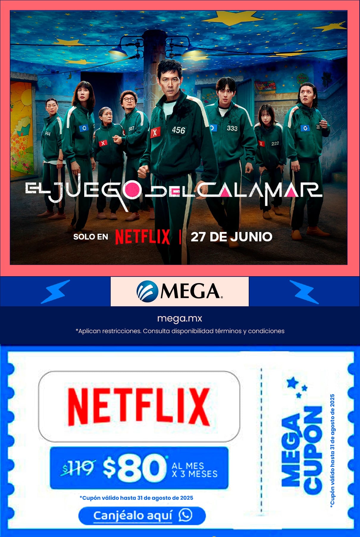 Promoción Megacable: Paga un precio adicional y obtén Disney +, HBO Max, Amazon Prime Video o Netflix