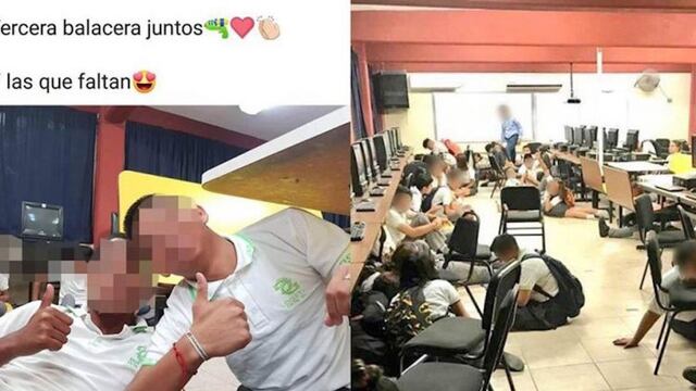 Selfies de alumnos del CETis 131