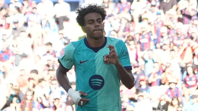 Lamine Yamal fue la figura del FC Barcelona en la cancha de Levante
