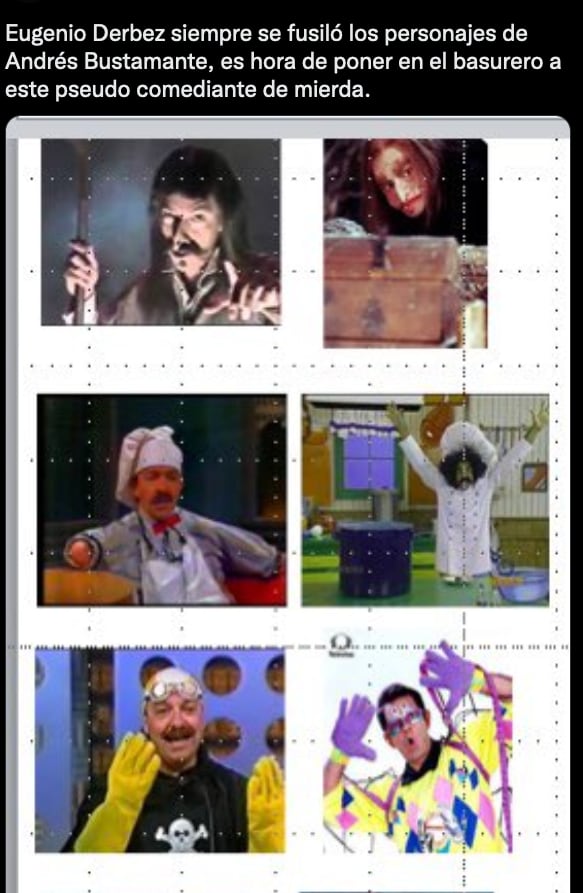 Eugenio Derbez vs Andrés Bustamante.