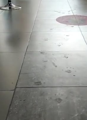 Huellas de niño fantasma