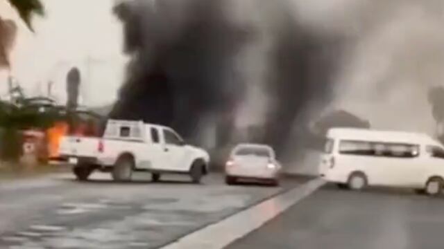 Narcobloqueos entre Linares y Montemorelos siembran el peligro en Nuevo León