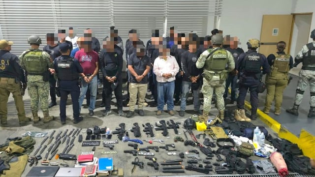 Detienen en Michoacán a 38 presuntos miembros de la Luz del Mundo en campo de adiestramiento