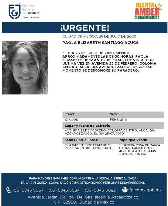 Ficha de búsqueda de Paola