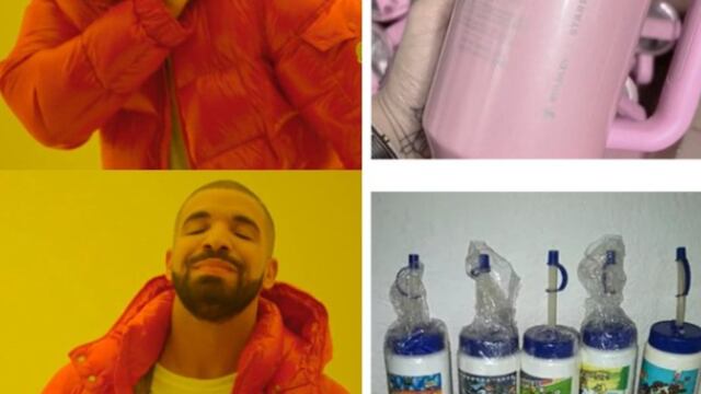 Memes del termo Stanley rosa de Starbucks