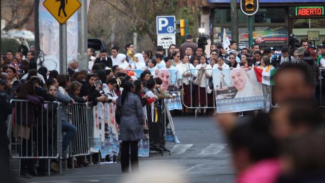 Cierres viales por visita del Papa Francisco.