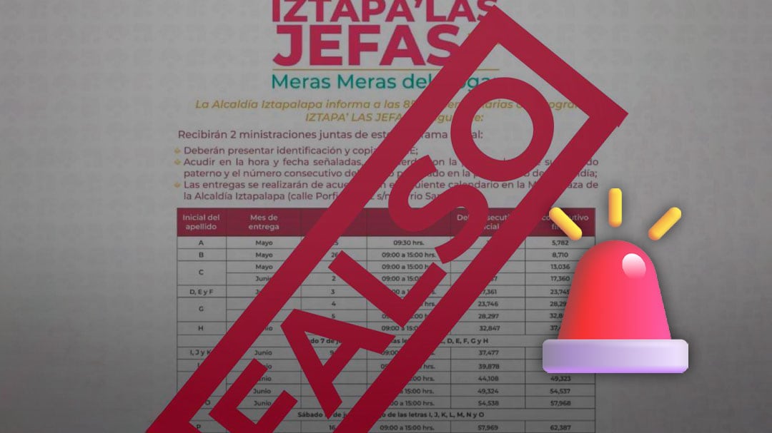 Alcaldía Iztapalapa alerta por calendario falso de Iztapa’ las Jefas