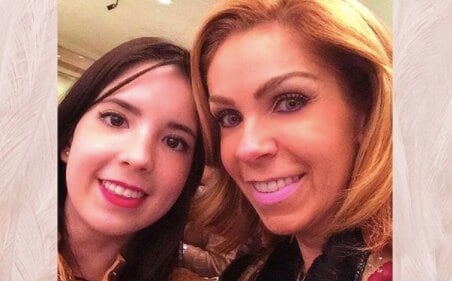 Rocío Sánchez Azuara y su hija Daniela