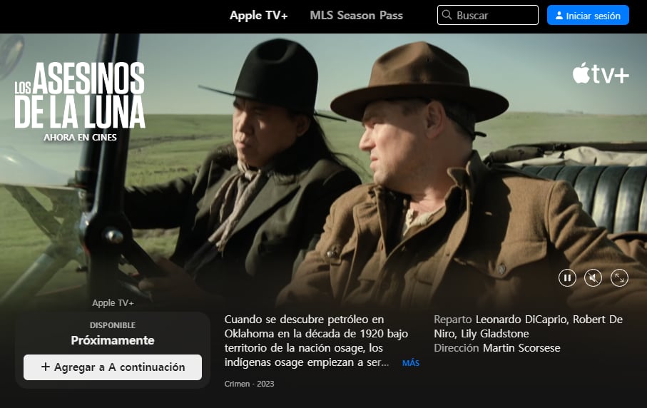 Killers of the Flower Moon, película