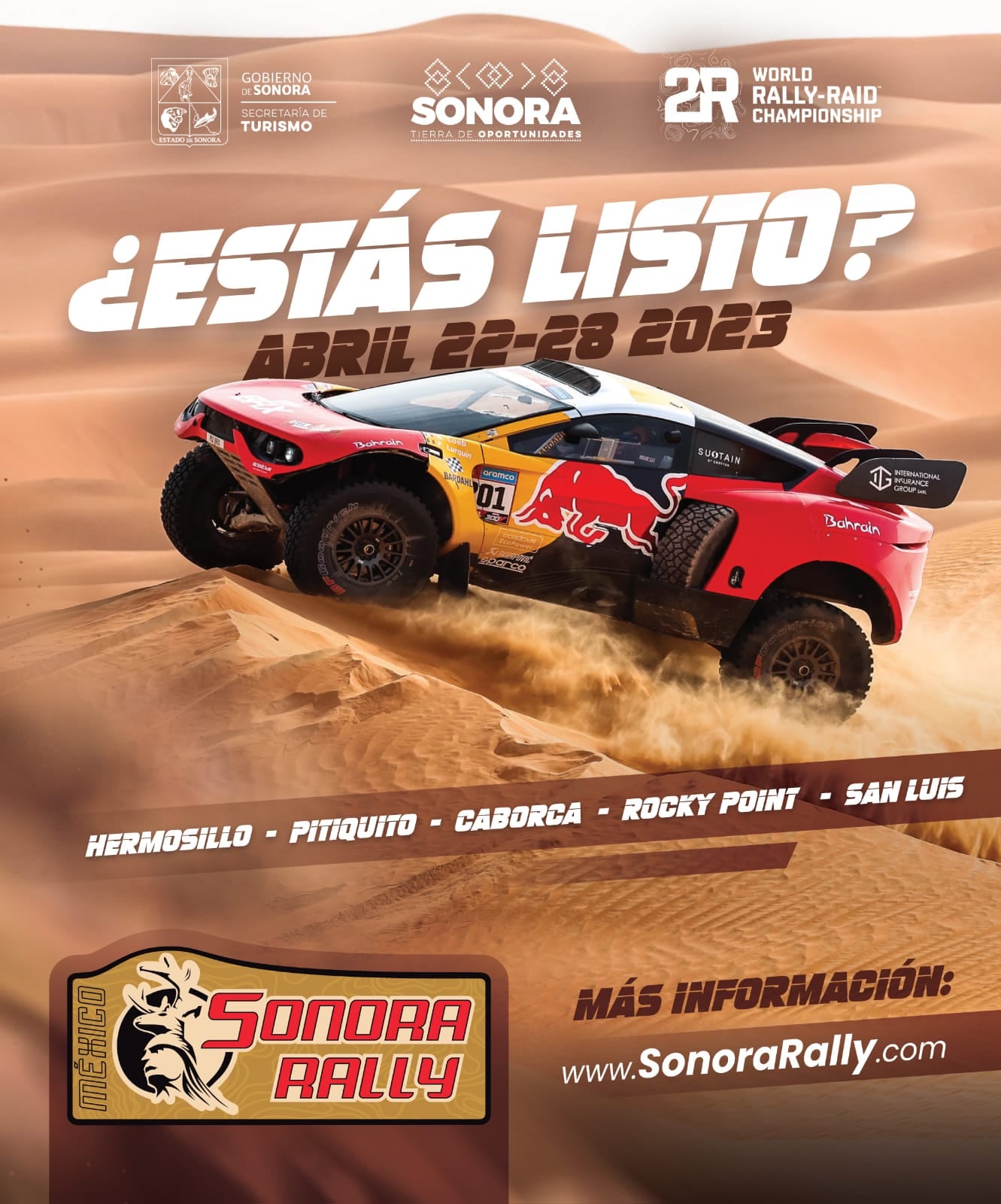 Anuncio Sonora Rally 2023