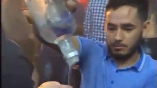 Lavado de manos con vodka