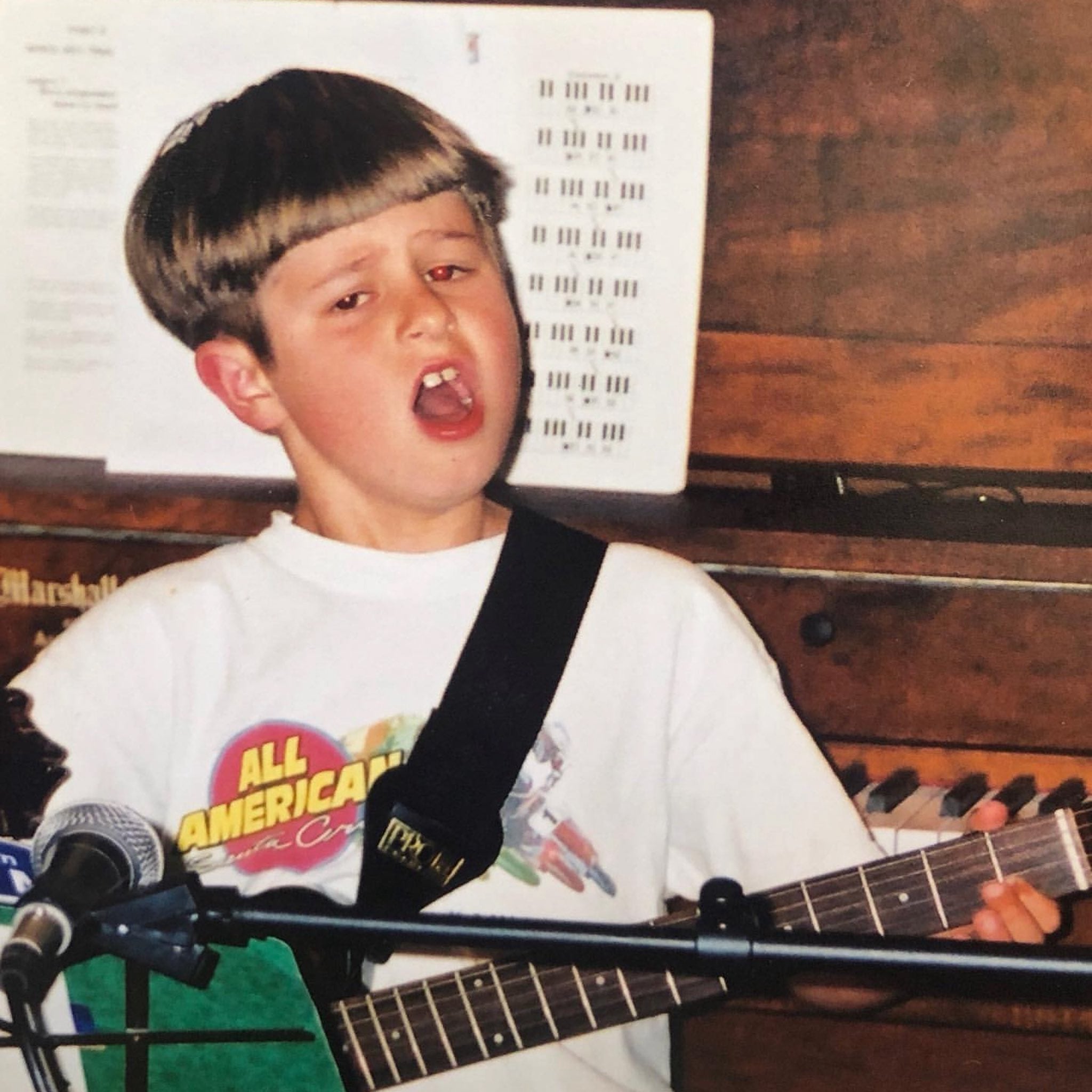Foto de Oliver Tree en su infancia.