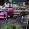 ¿Qué pasó en Eje 3 Oriente? Una pipa chocó contra 3 casas en la alcaldía Iztapalapa