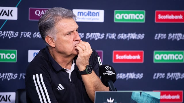 Gerardo Martino, en conferencia de prensa.