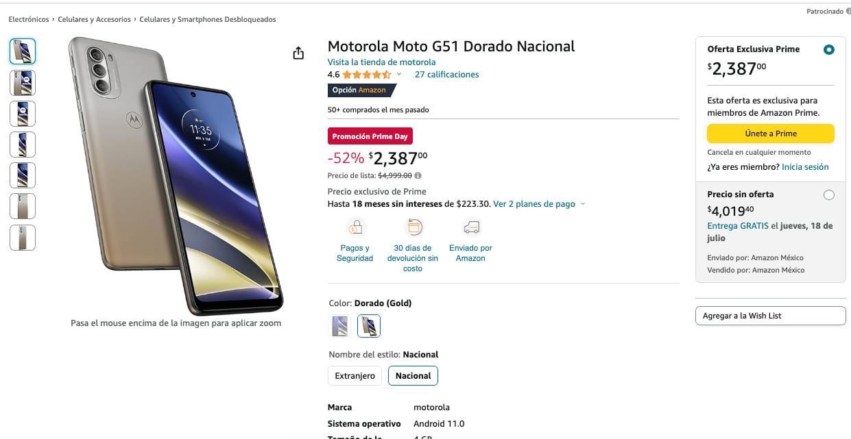 Los smartphones con más del 50% de descuento en el Amazon Prime Day 2024