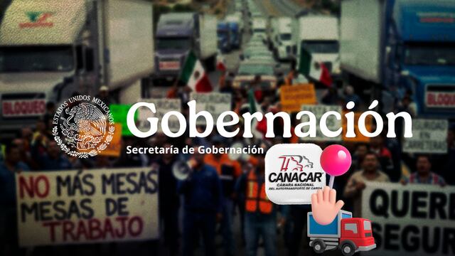 Segob reporta 38 puntos de protesta y 858 participantes en paro de CANACAR