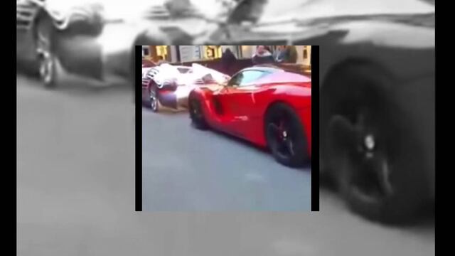 El choque no fue tan fuerte, pero hay que tomar en cuenta que un rayón sale carísimo.