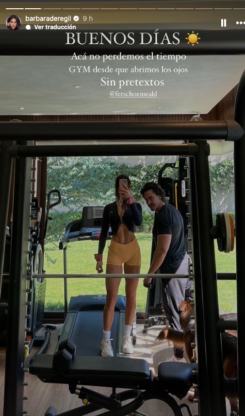 Bárbara de Regil en romántica pone nervioso a su esposo Fernando Schoenwald