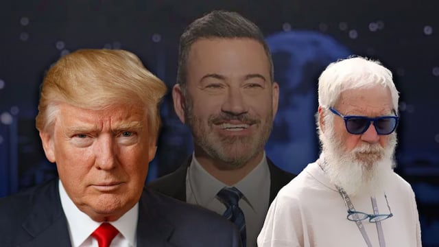 Donald Trump llamó “perdedor” a David Letterman por defender a Jimmy Kimmel