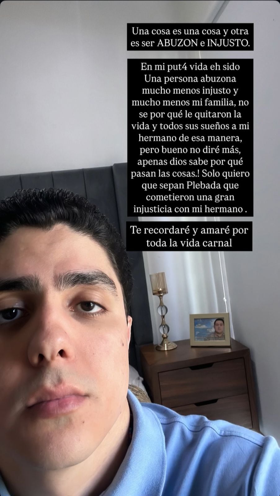 Markitos Toys manda mensaje tras el homicidio de su hermano