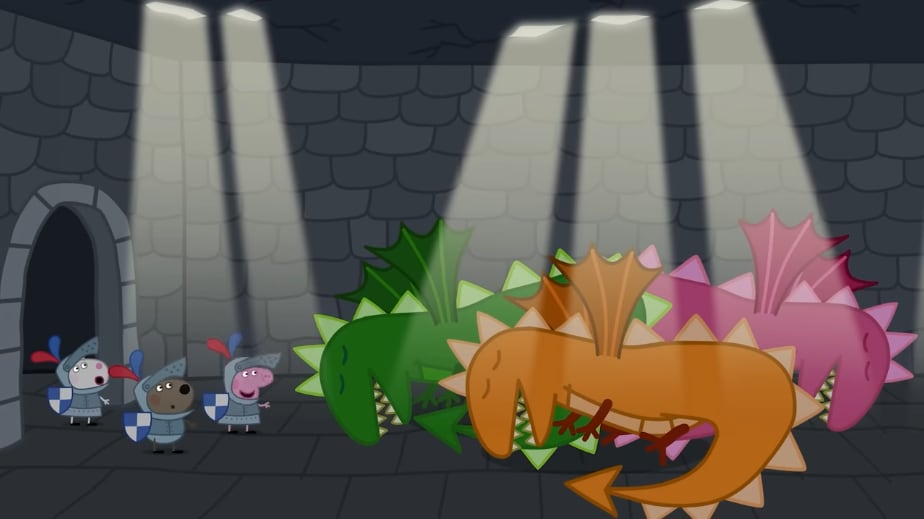 Peppa Pig por estreno de Cómo entrenar a tu dragón