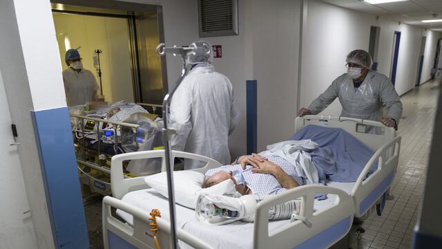 Paciente en un hospital