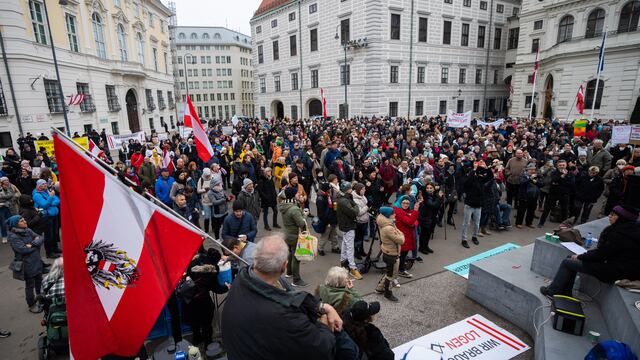 Personas no vacunadas en Austria