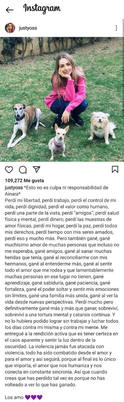 Publicación de Instagram