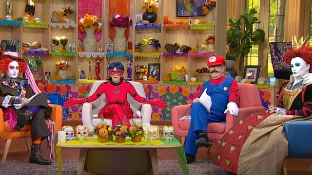 Paty Chapoy, Pedro Sola, Daniel Bisogno y Rosario Murrieta se disfrazaron por Halloween en Ventaneando