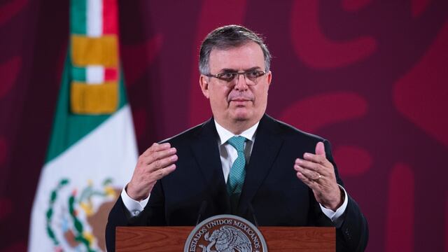 secretario de Relaciones Exteriores, Marcelo Ebrard en la mañanera