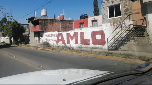 Barda de apoyo a AMLO