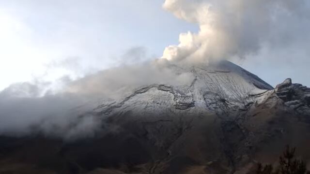 Volcán Popocatépetl el 3 de agosto