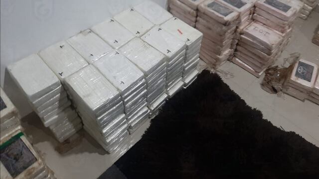 Paquetes de cocaína