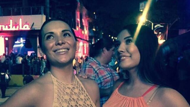 Karla Luna  y su hija Stephany Rodríguez