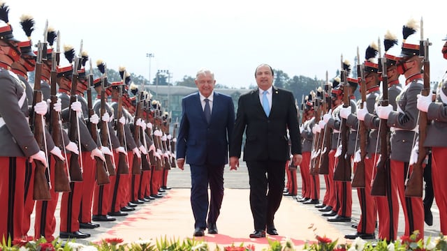 AMLO y Alejandro Giammattei