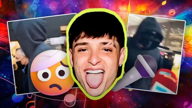 Guardaespaldas de Peso Pluma agrede reportero tras meterle el pie