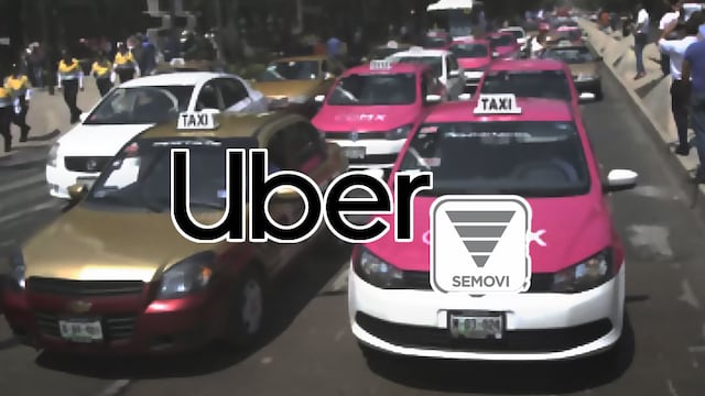 Semovi amenaza con infracciones administrativas a los taxistas que insistan en la alianza con Uber, la cual es ilegal